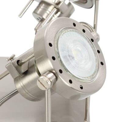 vidaXL Reflektor 4-smerni srebrn GU10