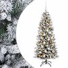 vidaXL Umetna božična jelka z bučko 150 cm 150 LED Toplo bela