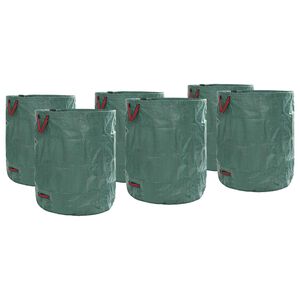 vidaXL Vrečke za odpadke v vrtu 12 pcs Zelena 79 x 79 x 99,5 cm