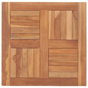 vidaXL Mizna plo&scaron;ča iz trdne tikovine 60x60x2,5 cm