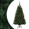 vidaXL Umetno božično drevesce z božično kroglico 120 cm 150 LED