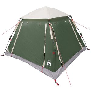 vidaXL 3-osebni Zelena 185T poliester