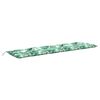 vidaXL Blazina za vrtno klop vzorec listov 180x50x7 cm oxford tkanina