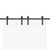 vidaXL Komplet opreme za drsna vrata 183 cm jeklo črne barve