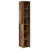 vidaXL Visok predalnik Star les 30 x 41 x 185 cm Inženirski les