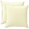 vidaXL Prevleka za blazino 2 kos HOUTEN Krem 60 x 60 cm Poliester
