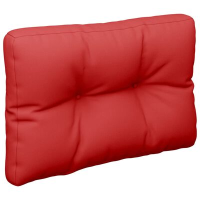vidaXL Blazina za kavč iz palet rdeča 60x40x12 cm