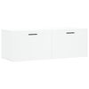 vidaXL Stenska omarica bela 100x36,5x35 cm inženirski les