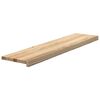 vidaXL Podloge za stopnice 8 kosov 110x25x2 cm trdna hrastovina