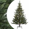 vidaXL Umetno Zložljivo Božično Drevo 180 cm 300 LED Toplo bela