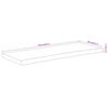 vidaXL Mizna plo&scaron;ča 110x40x2,5 cm pravokotna akacija naraven rob