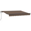vidaXL Retraktilna tenda Taupe 2,5 x 2 m blago