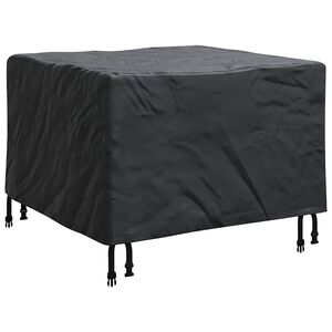 vidaXL Prevleka za pohi&scaron;tvo 60 x 60 x 45 cm 210D Oxford tkanina Črna