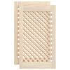 vidaXL Vrata za omarico z mrežico 2 kosa 39,5x69 cm trdna borovina