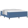 vidaXL Boxspring postelja Modra 180 x 200 cm Žametna tkanina