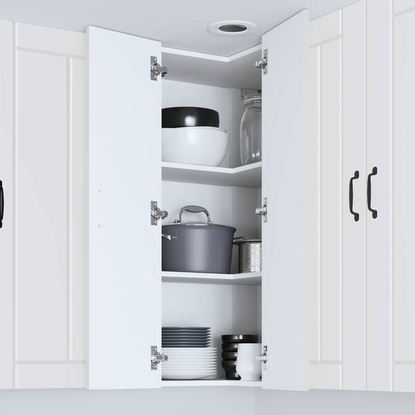 vidaXL Kuhinjski element Bela 57 x 57 x 100 cm Konstruiran les