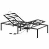 vidaXL Električna nastavljiva postelja Črna 90 x 190 x 48 cm Jeklo