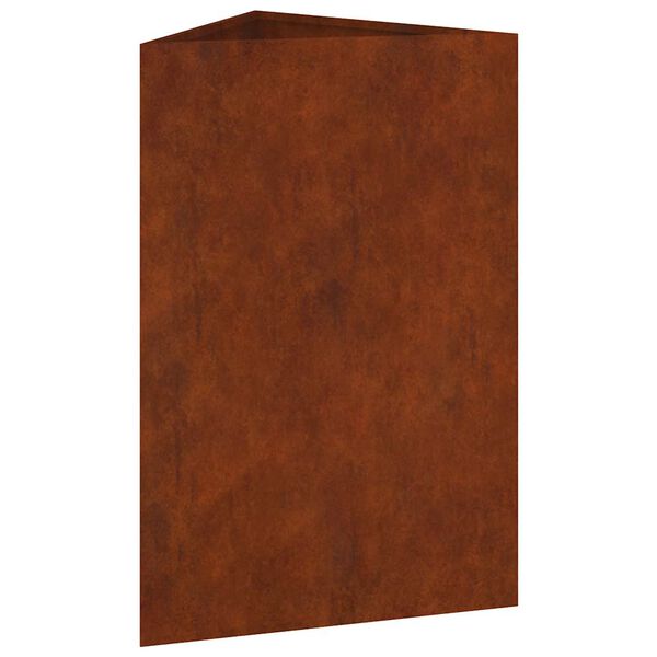 vidaXL Vrtno korito 50x43x75 cm corten jeklo