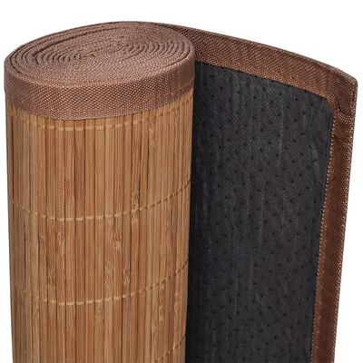 vidaXL Preproga iz bambusa 160x230 cm rjave barve