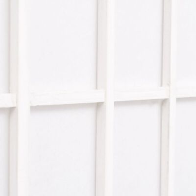 vidaXL Zložljiv 6-delni paravan japonski stil 240x170 cm bele barve