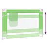vidaXL Posteljno varovalo za malčke zeleno 100x25 cm blago