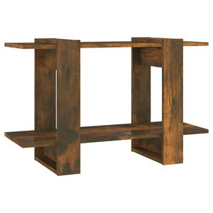 vidaXL Knjižna omara/pregrada dimljeni hrast 80x30x51 cm