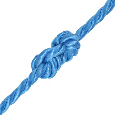 vidaXL Zvita vrv polipropilen 10 mm 500 m modra