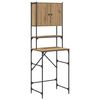 vidaXL Omara za pralni stroj Artisan hrast 68 x 48,5 x 194 cm