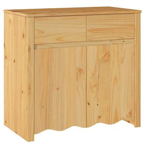 vidaXL Strani &scaron;al Drammen Hrast 79 x 43 x 75.5 cm Trden borov les