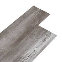 vidaXL PVC talne plošče 5,02 m² 2 mm samolepilne mat rjava barva lesa