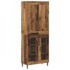 vidaXL Visok predalnik 2 kos Star les 69,5 x 34 x 180 cm