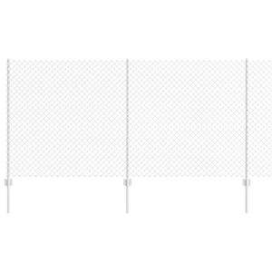 vidaXL Veriga Povezovalna Ograja s Stebrom 10 x 1,2 m (&Scaron; x V)