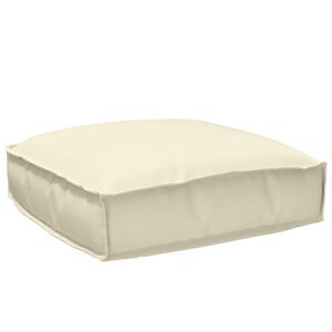 vidaXL Blazina Oxford tkanina Krem 50 x 50 x 12 cm
