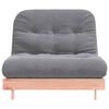 vidaXL Futon z leži&scaron;čem 100x206x11 cm trdna douglas jelka