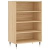 vidaXL Visoka omara sonoma hrast 57x35x90 cm inženirski les