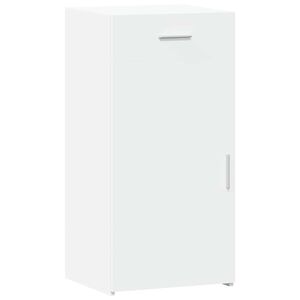 vidaXL Komoda bela 45x42,5x93 cm inženirski les