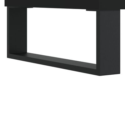 vidaXL Klubska mizica črna 60x50x40 cm inženirski les