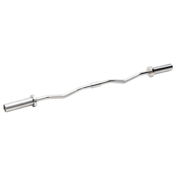 vidaXL Olimpijska palica za uteži 120 cm jeklo