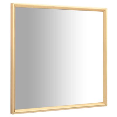 vidaXL Ogledalo zlato 70x70 cm