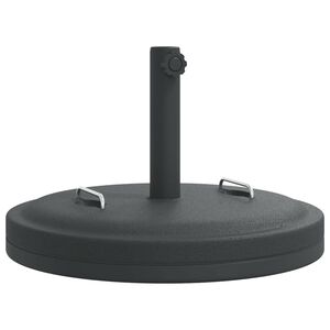 vidaXL Podstavek za senčnik z ročaji za &Oslash;38/48 mm palice 25 kg okrogel