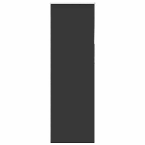 vidaXL Rolo zatemnjena črna 80x210 cm tkanina &scaron;irina 75,7 cm poliester