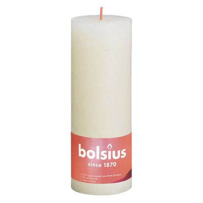 Bolsius Rustikalne stebričaste sveče Shine 4 kosov 190x68 mm