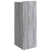 vidaXL Omara za steno Siva Sonoma 33 x 34,5 x 94 cm Inženirski les