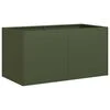 vidaXL Sadilnik Olive Green 80x40x40 cm Hladno valjano jeklo