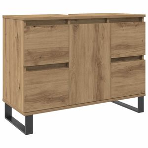 vidaXL Kopalni&scaron;ka omara za umivalnik Artisan Oak 80x33x60 cm