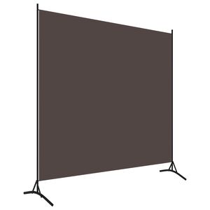 vidaXL Paravan rjav 175x180 cm tkanina