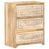 vidaXL Komoda 60x35x75 cm trden mangov les