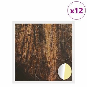 vidaXL Lepljiva za&scaron;čita vijakov 12 pcs Star les &Oslash; 20 x 0,5 mm