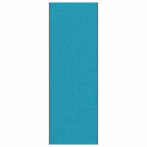 vidaXL Doormat Drugo Cyan in črna 120 x 350 cm Poliamid in PVC