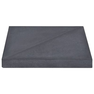 vidaXL Utežna plošča za senčnik granit kvadratna 15 kg